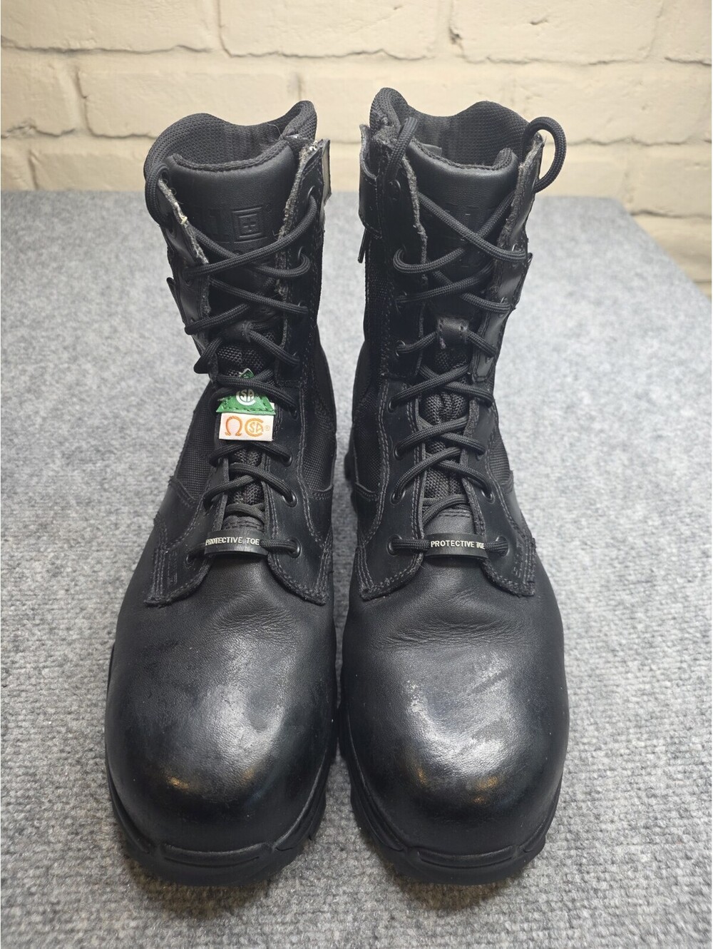 5.11 Tactical Speed 3.0 Shield Safety Boots Size 12 M Black Leather ASTM F2413-1